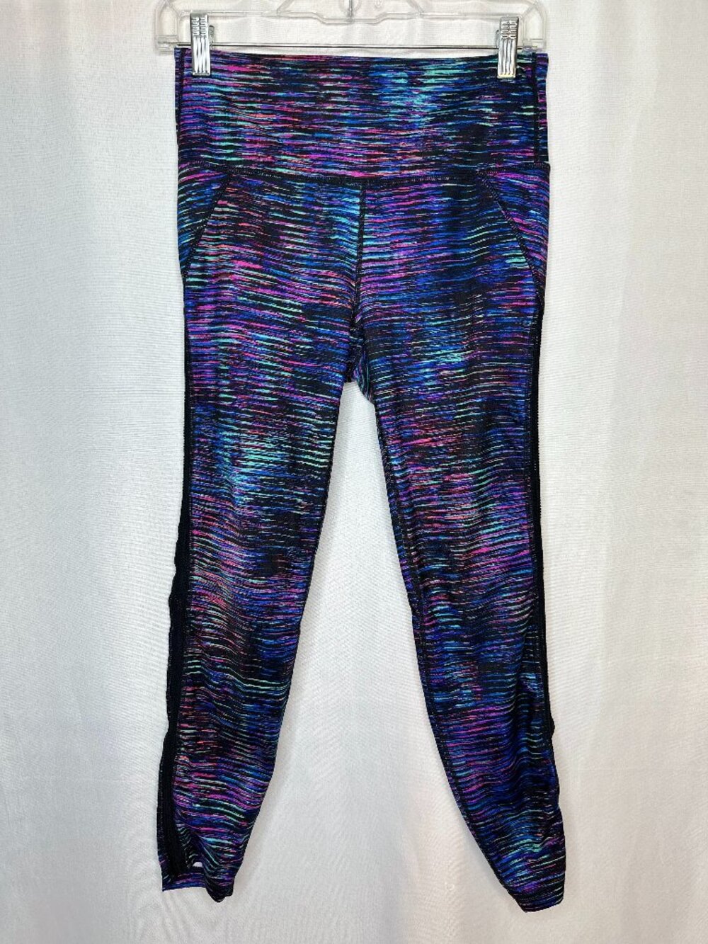 Athleta Chaturanga Interstellar 7/8 Tights, SZ Small Athleisure Gym Workout Yoga